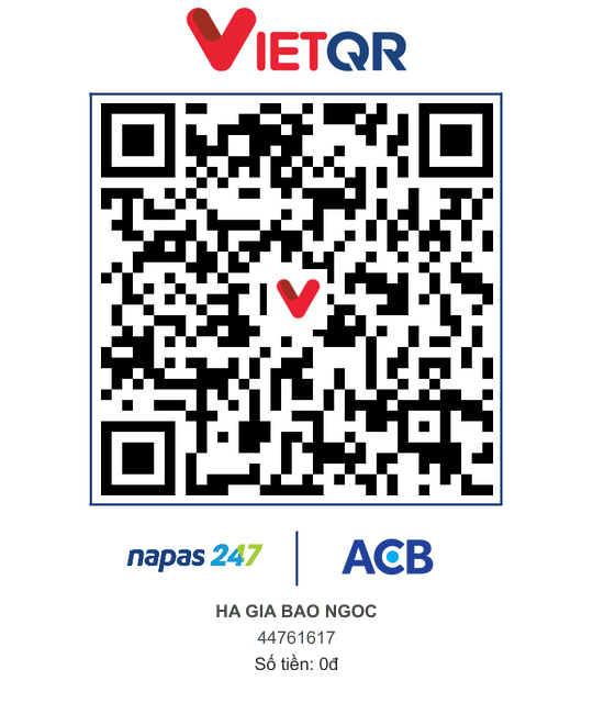 Mã VietQR chuyển khoản Tiệm bánh Moca